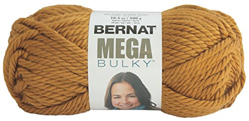 Bernat Mega Bulky Yarn, 10.5 Ounce, New Gold
