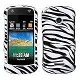 Black and White Zebra Animal Skin Design Snap-On Cover Hard Case Cell Phone ....