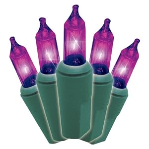 2 sets of Purple Easter lights by 
