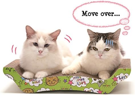 Cat1st Reversible Curve(irresistible)Cardboard Scratcher#the Best