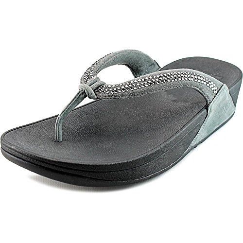 FitFlop Crystal Swirl Women Open Toe Suede Gray Ghana Ubuy
