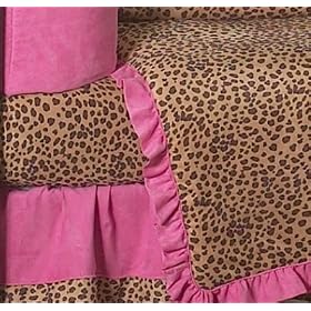 Cheetah Girl Fitted Crib Sheet for Baby and toddler Bedding Sets by JoJo - Cheetah Print