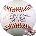 All Products : Maury Wills Autographed/Hand Signed Rawlings Official MLB Baseball with MVP NL 62 and 586 Steals Ins