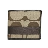 (コーチ) COACH コーチ 財布 メンズ 二つ折り 財布 シグネチャー Cストライプ ダブルビルフォードウォレット F74249 KHMA アウトレット [並行輸入品] コーチ 財布