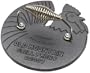 Old Mountain Pre Seasoned 10150 Rooster Shaped Bacon / Grill Press, 7 1/2 Inch Diameter