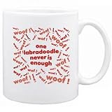 New  One Labradoodle Never Is Enough !  Mug Dog