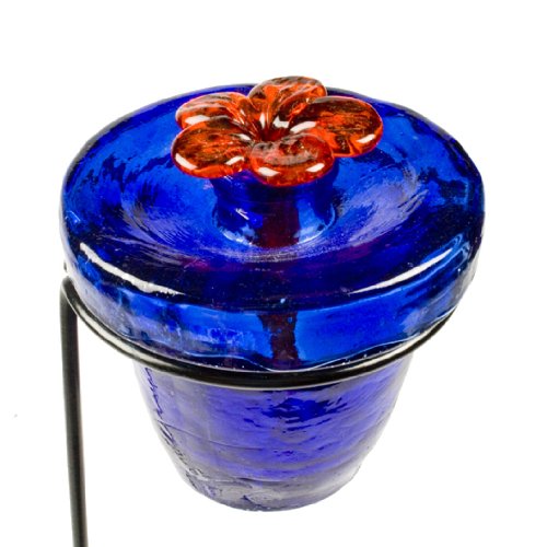 Parasol Flower Pot on - Blue