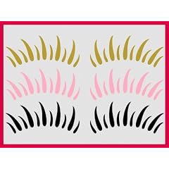Tattoo Styling Aufkleber Twingo, Beetle Wimpern Styling Aufkleber 30 Farben!-pink41