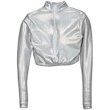 Pizzazz Metallic Crop Top - Women's