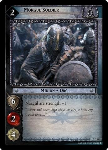 Lord of the Rings TCG - Morgul Soldier - The Return of the King