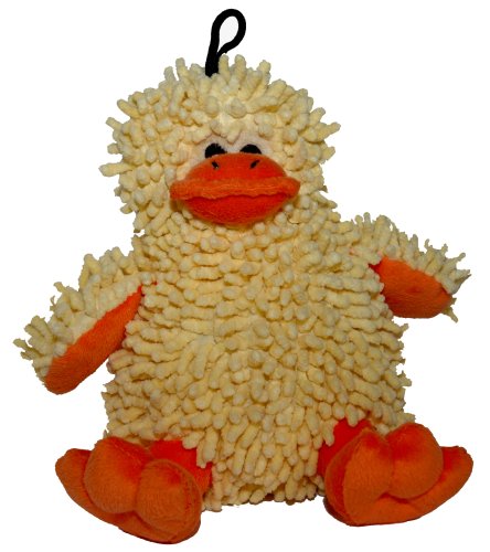 More image Floppy Moppy Duck Plush Dog Toy, Yellow