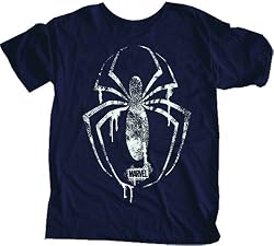Spider-man Spider Distressed Navy Shirt
