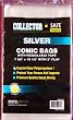 Collector Safe - Silver Comic Book Bags w/Resealable Tape (Qty = 1 pack of 100)