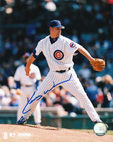 Kerry Wood Chicago Cubs Autographed 8x10 White Jersey Photo