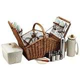 Picnic at Ascot Huntsman Basket for 4 with Coffee Service, Gazebo