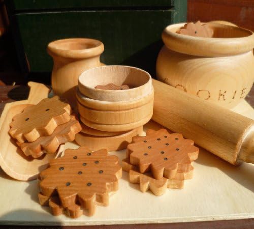 Wooden Cookie Baking Set - Handcrafted Pretend Play