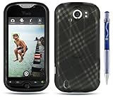 BLACK SMOKE CHECKER Rubber Touch Snap-On Phone Protector Hard Cover Case An ....