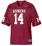 Nike Oklahoma Sooners #14 Youth Crimson Football Jersey (L=16-18)
