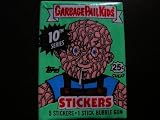 Topps Garbage Pail Kids Trading Cards 10th Series 10 Unopened Wax Booster Pack