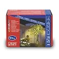 Konstsmide 3611-110 Micro LED Lichterkette (80 warm wei�e Dioden, 24V Au�entrafo, 4.8W, schwarzes Kabel)