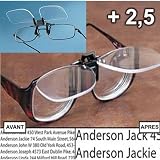Clip On Lunettes - Sur Lunettes Loupe Dioptrie X 2,5