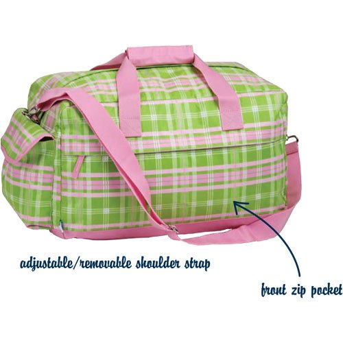 Buy Overnight Duffle Bag - Pink Plaid by Room It Up online at Discounted New and Used prices. Delivered to your door with Off-The-Bookshelf.
