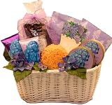 Spring Pleasures Spa Gift Set Floral Bath and Body Gift Basket