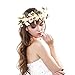 Women handmade Rose Flower Wreath Crown Wedding Festivals Girl Rose Floral crown