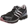 adidas Women's Kahona Microbounce Running Shoe,Black/Pink/Tin,7.5 M