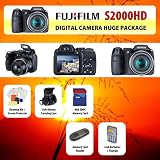 Cheap Fujifilm FinePix S2000HD 12MP Digital Camera + 4 AA Batteries + Battery Charger + 4 GB SD Memory Card + Card Reader + Carrying Case + Starter Kit