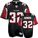 Jerious Norwood Youth Jersey: Reebok Black Replica #32 Atlanta Falcons Jersey - Small (8)