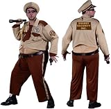Mens Shabby Security Guard Costume (one size fits most)