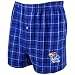 Kansas Jayhawks Royal Blue Gridiron Boxer Shorts