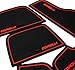 SuPoo 11pcs Non-slip Interior Door Mat Cup Mat for Toyota Corolla 2009-2013