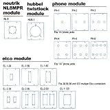 Modular connector panels Style: XLR-6F