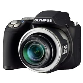 Olympus SP-590UZ Compact Digital Camera (12MP, 26x Wide Optical Zoom)