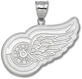 Detroit Red Wings Logo Giant Charm/Pendant -Choose from 14K/10K, Stainless Steel or Gold Plated
