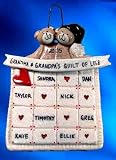 Personalized Grandparent's Quilt of Love Ornament by Ornaments with Love with Space for up to 15 Names