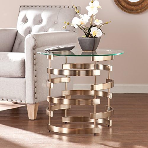 Upton Home Berclay Side/ End Table. This Table Is Gorgeous. Easy to Put Together. Contemporary Modern Transitional Style That Adds Beauty to Living Room.