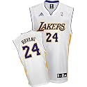 Kobe Bryant White Adidas NBA Replica Los Angeles Lakers Jersey