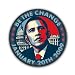Official Shepard Fairey - Obama Inauguration Pin / Button