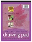 ART1ST DRAWING PAD 9X12 24 SHT WHT