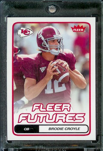 2006 Fleer Brodie Croyle Kansas City Chiefs Football Rookie Card #113
