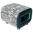 Broadway Ottoman - Zebra