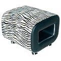 Broadway Ottoman - Zebra