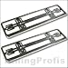 2 Kennzeichenhalter Nummernschildhalter Top Optik Chrom