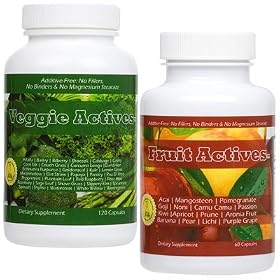 FRUIT & VEGGIE ACTIVES #1 Seller (One Month Supply) Fruit & Vegetable Capsules FRUIT & VEGGIE ACTIVES #1 Seller (One Month Supply) Fruit & Vegetable Capsules