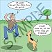 Londons Times Funny Dogs Cartoons - Dog Not Playing Fetch - Coffee Gift Baskets - Cof...