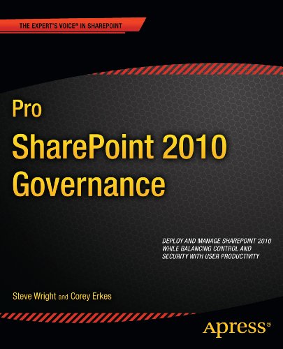 Pro SharePoint 2010 Governance
