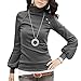 LATH.PIN Womens Long Sleeve Turtleneck Blouse Girls Tunic T-Shirt S/M/L